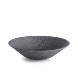 Plat à pâtes Granit Benedikt en porcelaine anthracite 27 cm