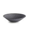 Plat à pâtes Granit Benedikt en porcelaine anthracite 27 cm