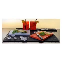 Planche à découper Spritz en polyéthylène gaufré de couleurs assorties cm 22x15x1,5