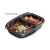 Couvercle Cookipack en polystyrène transparent 25.5x19 cm