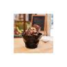 Diamant Vintage copa de helado en vidrio opal negro cl 20