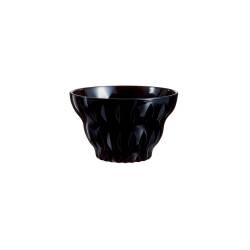 Maeva Copa de helado Vintage en vidrio opal negro cl 20
