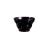 Maeva Copa de helado Vintage en vidrio opal negro cl 20