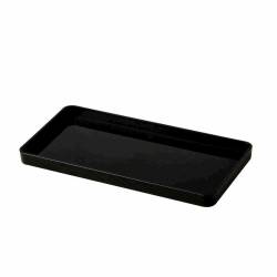 Bandeja buffet pbt negra cm 31x16x2