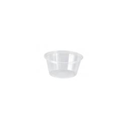 Vasos para salsa en pet transparente cl 9