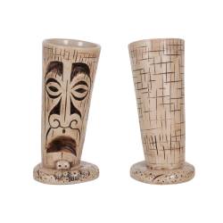 Tiki Mopei en porcelaine beige cl 40