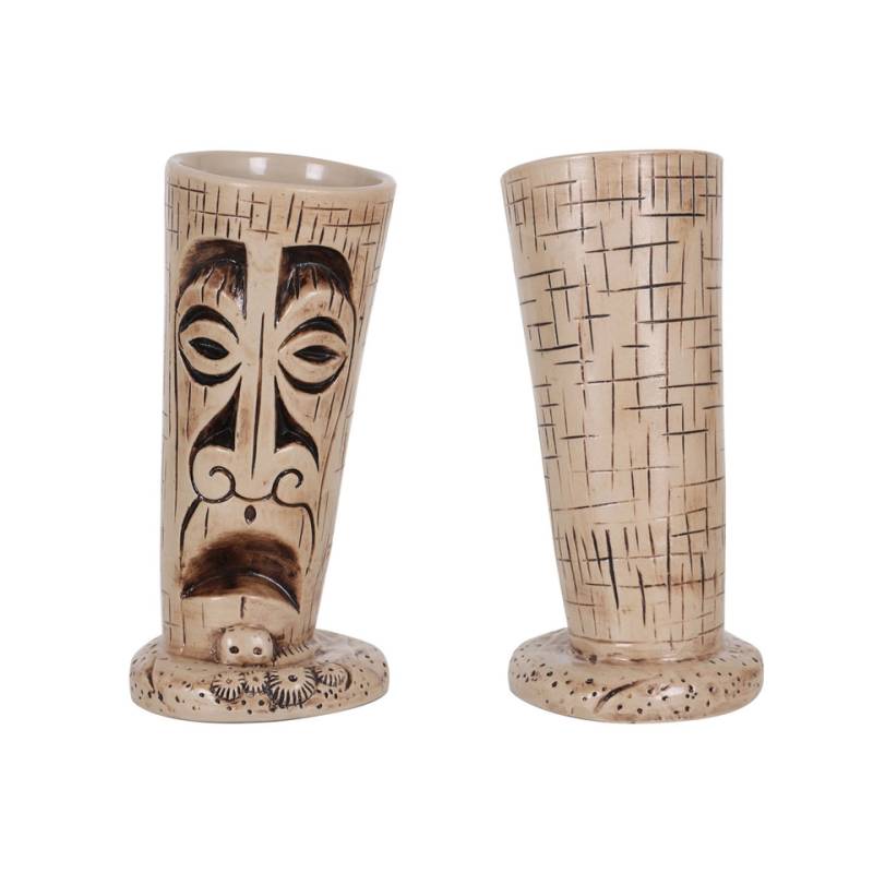 Tiki Mopei en porcelaine beige cl 40