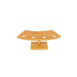 Porte-cônes en bambou 4 places cm 26x10,5x9