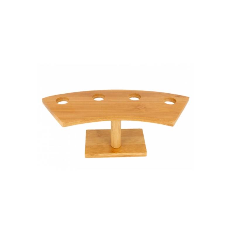 Portaconos de bambú 4 plazas cm 26x10,5x9