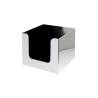 Porte-serviettes en plastique chromé cm 13,5x13,5x10,2