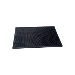 Tapis de bar noir 100% caoutchouc naturel 45x30 cm