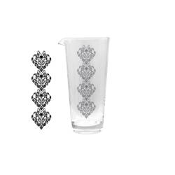 Mezcla de vidrio Napoleón Decò con decoraciones variadas en vidrio cl 133