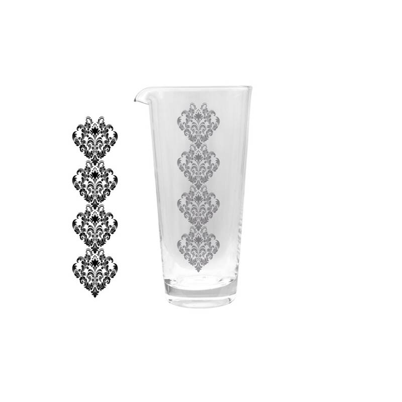 Mezcla de vidrio Napoleón Decò con decoraciones variadas en vidrio cl 133