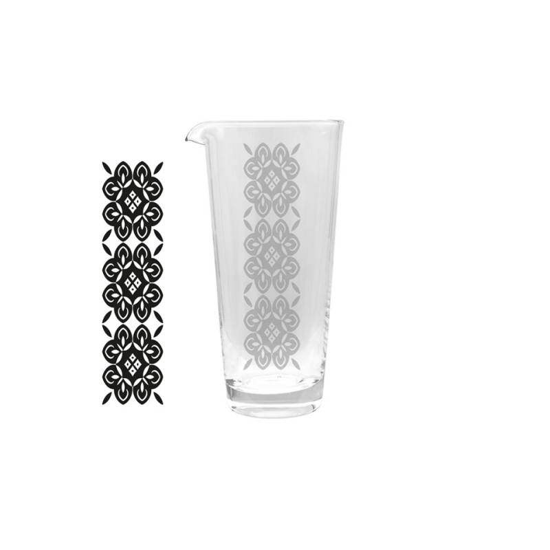 Mezcla de vidrio Napoleón Decò con decoraciones variadas en vidrio cl 133