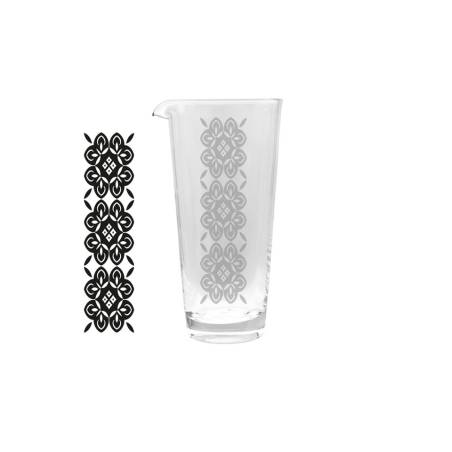 Mezcla de vidrio Napoleón Decò con decoraciones variadas en vidrio cl 133
