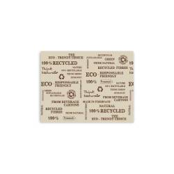 Rollo de mantel individual de papel natural 40x31 cm