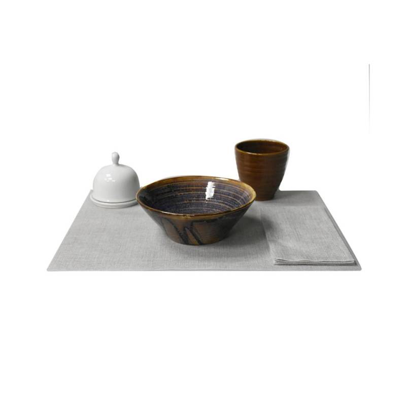 Set de table en cellulose gris clair Easy 30x40 cm