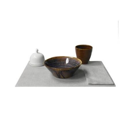Set de table en cellulose gris clair Easy 30x40 cm