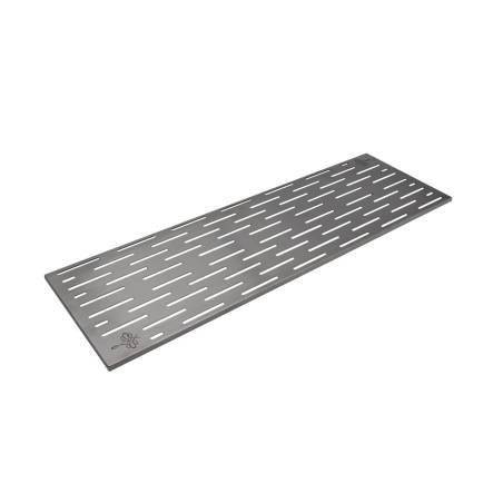 Estera de barra de caucho cobreado con rejilla de acero 60x20 cm
