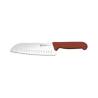 Sanelli Ambrogio acier BBQ couteau santoku avec manche en pp brun cm 18