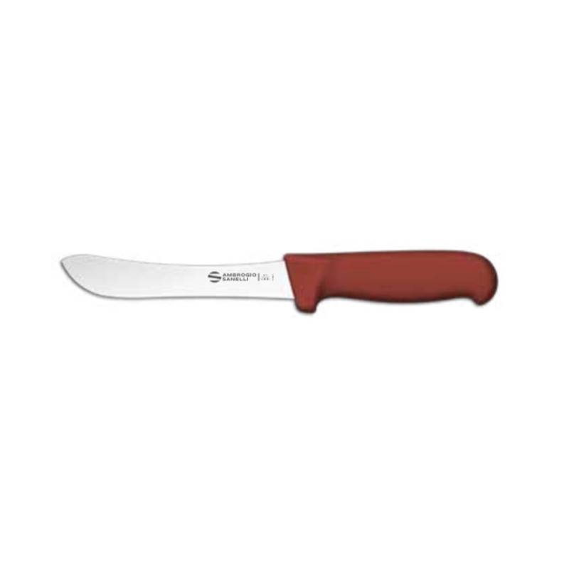 Cuchillo de acero para barbacoa Sanelli Ambrogio con mango de pp marrón cm 15