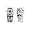 Tasse Crazy Tiki en porcelaine noire et blanche cl 62