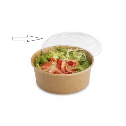 Tusipack tapas para envases Salad Rond en rpet transparente cm 15,5