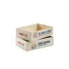 Produits de la mer 100% Chef boîte en bois 30x20 cm