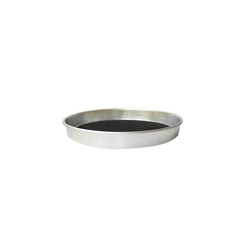 Bandeja redonda de aluminio antideslizante 34,8 cm