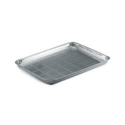 Plateau rectangulaire en aluminium 44.5x33x2.6 cm