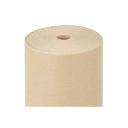 Rollo de mantel spunbond precortado crema 50,4x1,2 m