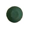 Assiette plate méditerranéenne Novità Home céramique verte cm 20