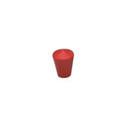 Capuchon de verseur en plastique rouge