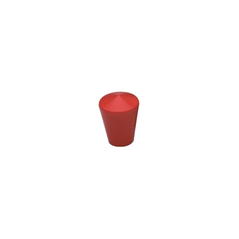 Tapón vertedor de plástico rojo