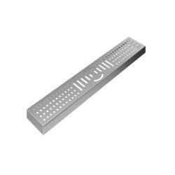 Tapis de bar avec grille en acier inoxydable 30 cm
