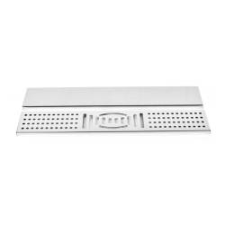 Alfombrilla de bar con rejilla de acero inoxidable cm 60