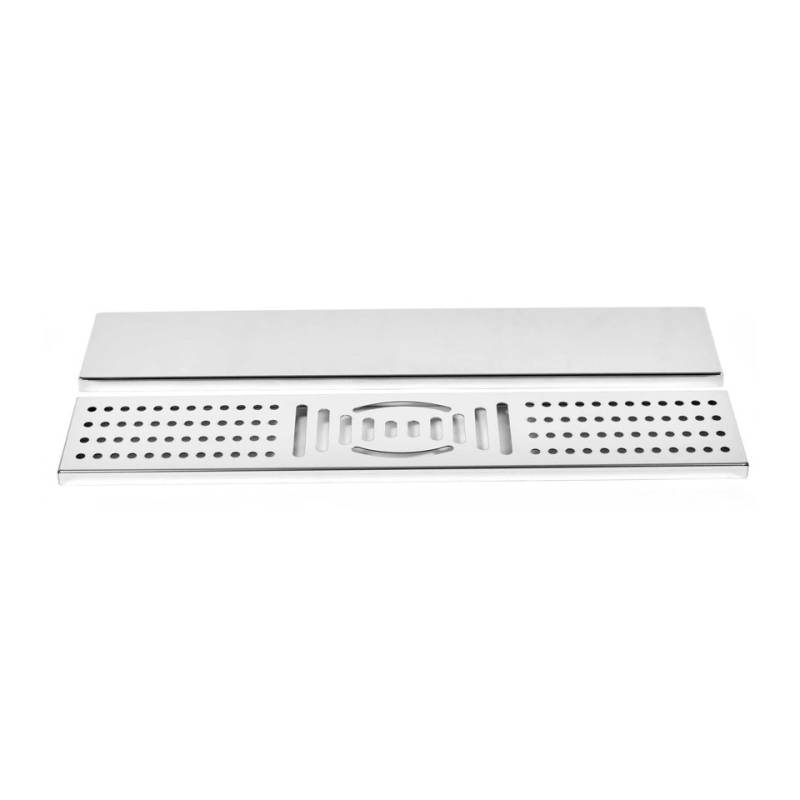 Alfombrilla de bar con rejilla de acero inoxidable cm 60