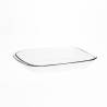Bandeja iglú rectangular de cristal cm 26x18,5x3,5