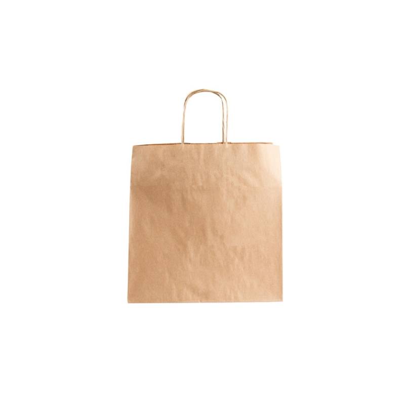 Bolsas de papel kraft habana 26x20x27 cm