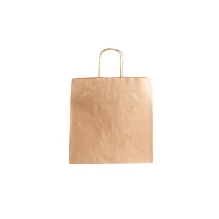 Sacs en papier kraft havane 26x20x27 cm