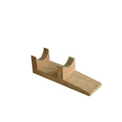 Soporte de madera para troncos