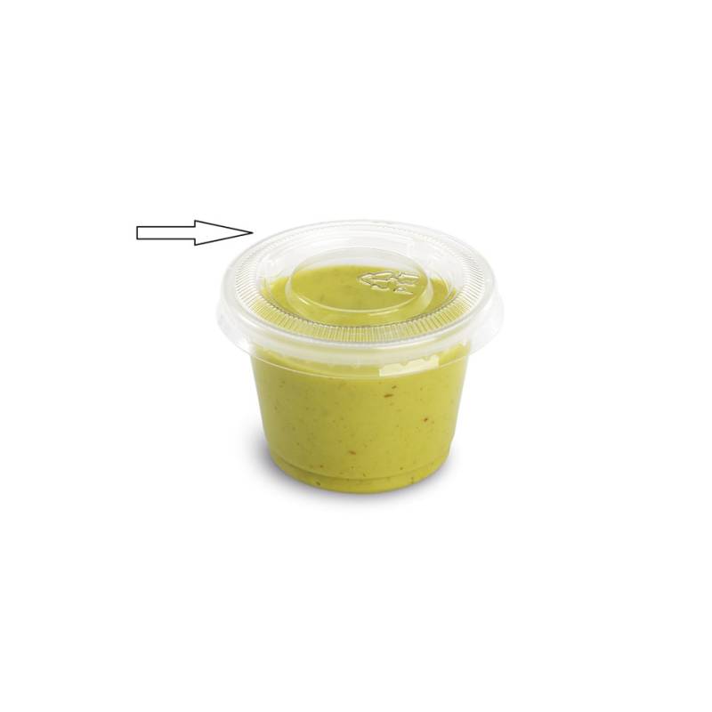 Delipack tapa en pet transparente cm 5
