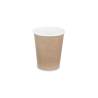 Vaso capuchino de papel kraft cl 25