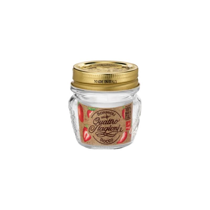 Bormioli rocco cristal mini tarro 4 estaciones con tapa cl 8