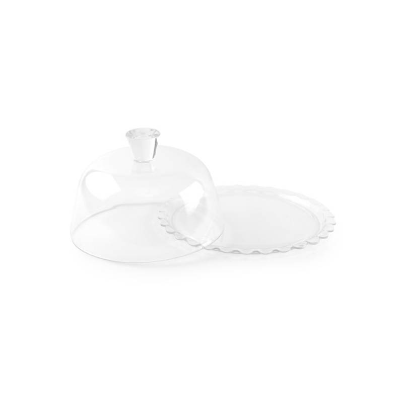 Assiette à gâteau avec dôme Mini Patisserie Pasabahce glass 26 cm