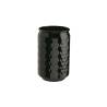 Vaso de acero inoxidable martillado negro cl 49