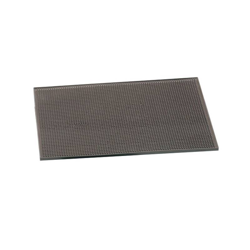 Alfombrilla versa de goma marrón 45x30 cm