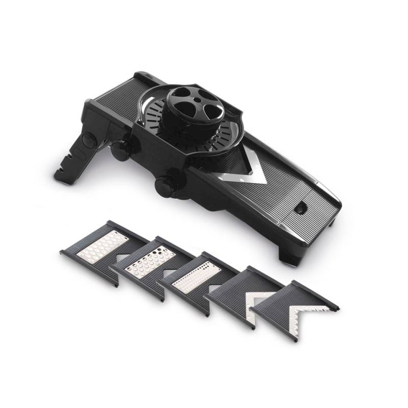 Mandoline multifonctionnelle en forme de V en abs et en acier