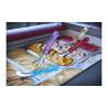 Espátula para helados de acero inoxidable con mango de tritán violeta cm 26