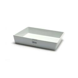 Plato rectangular Grand Buffet porcelana blanca gn 1/1